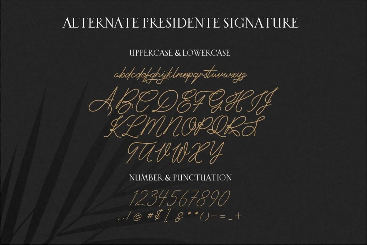 Font Presidente Việt Hóa preview 3