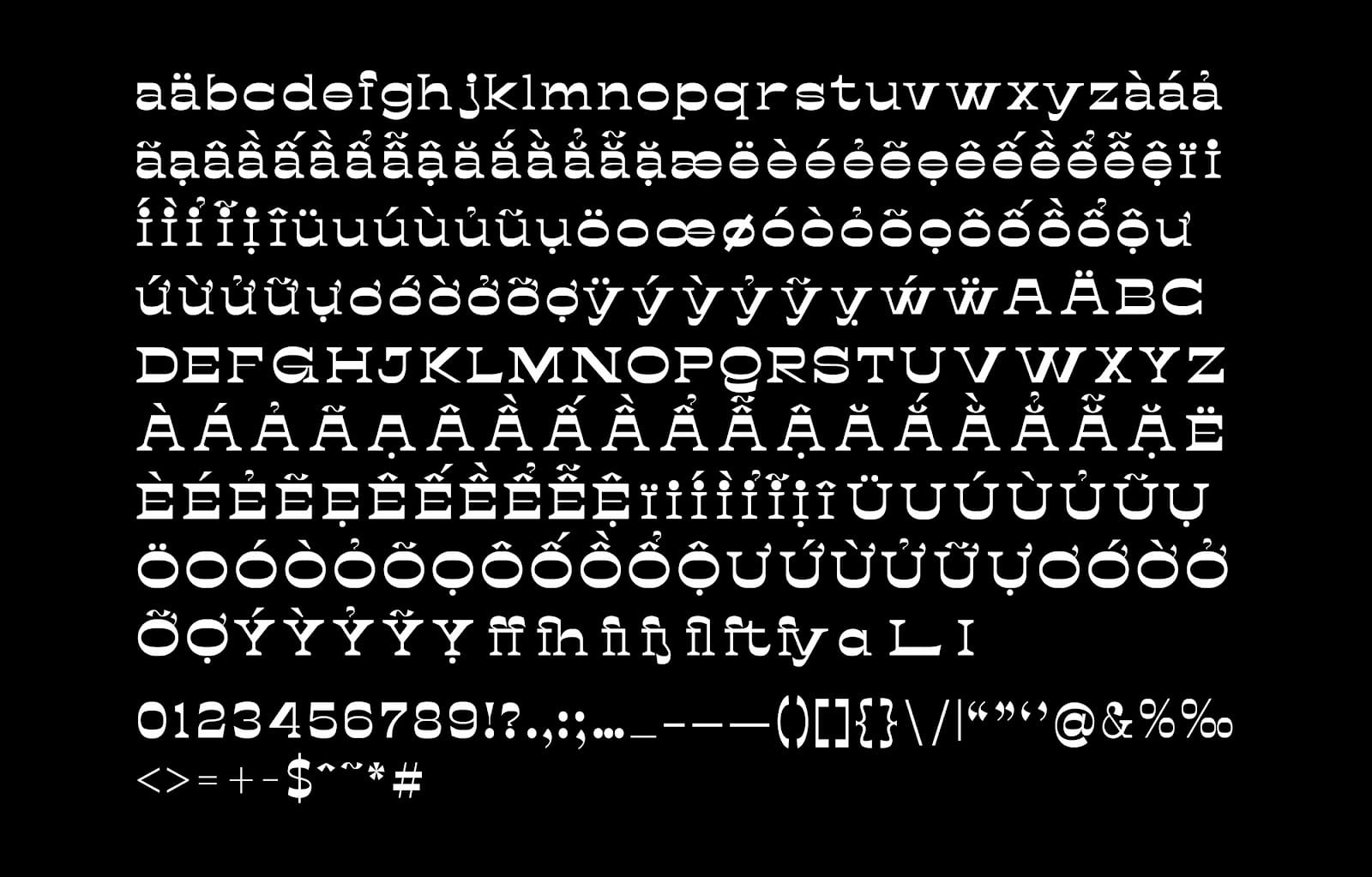 Chieu Display Typeface preview 3