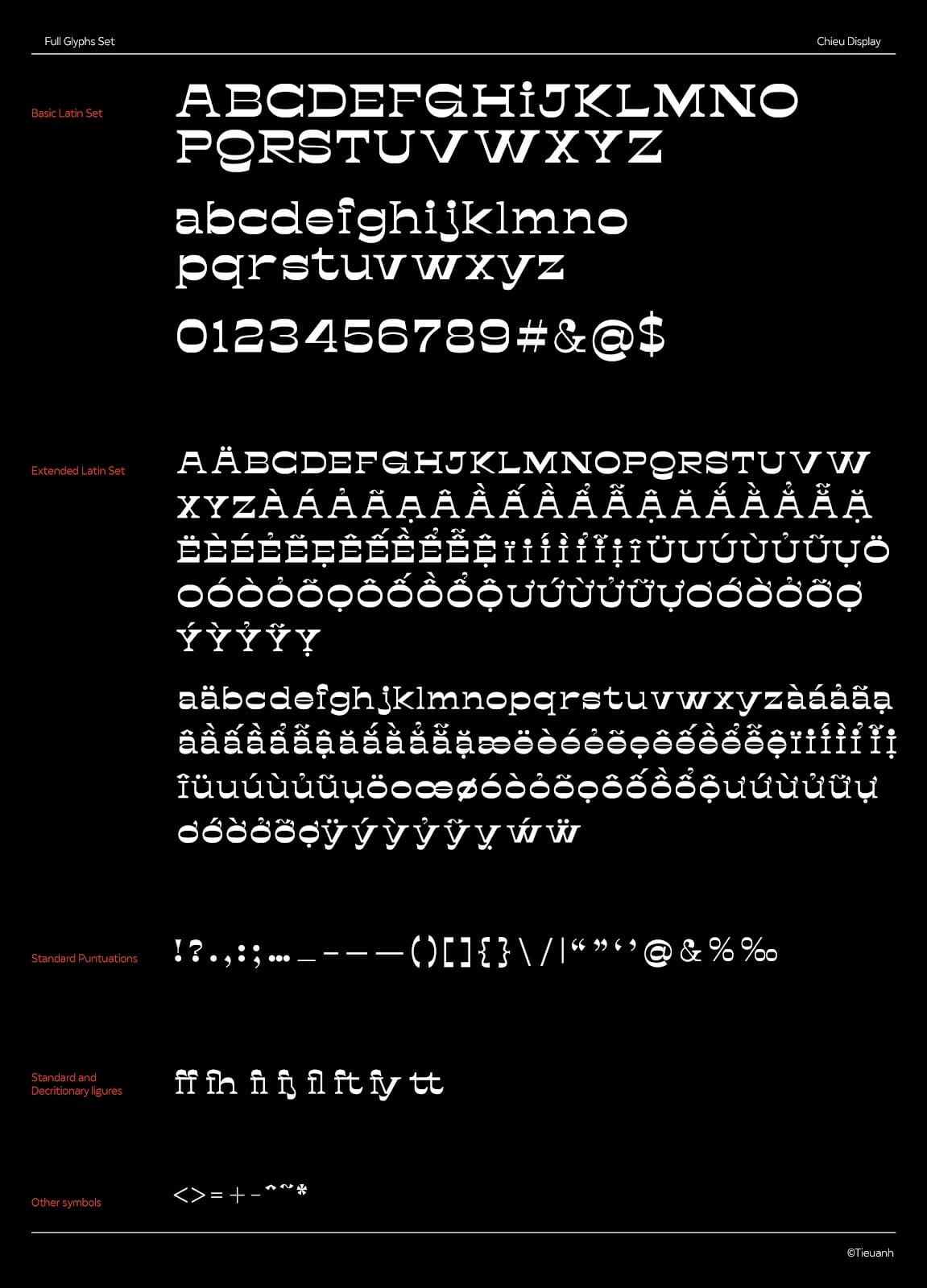 Chieu Display Typeface preview 4