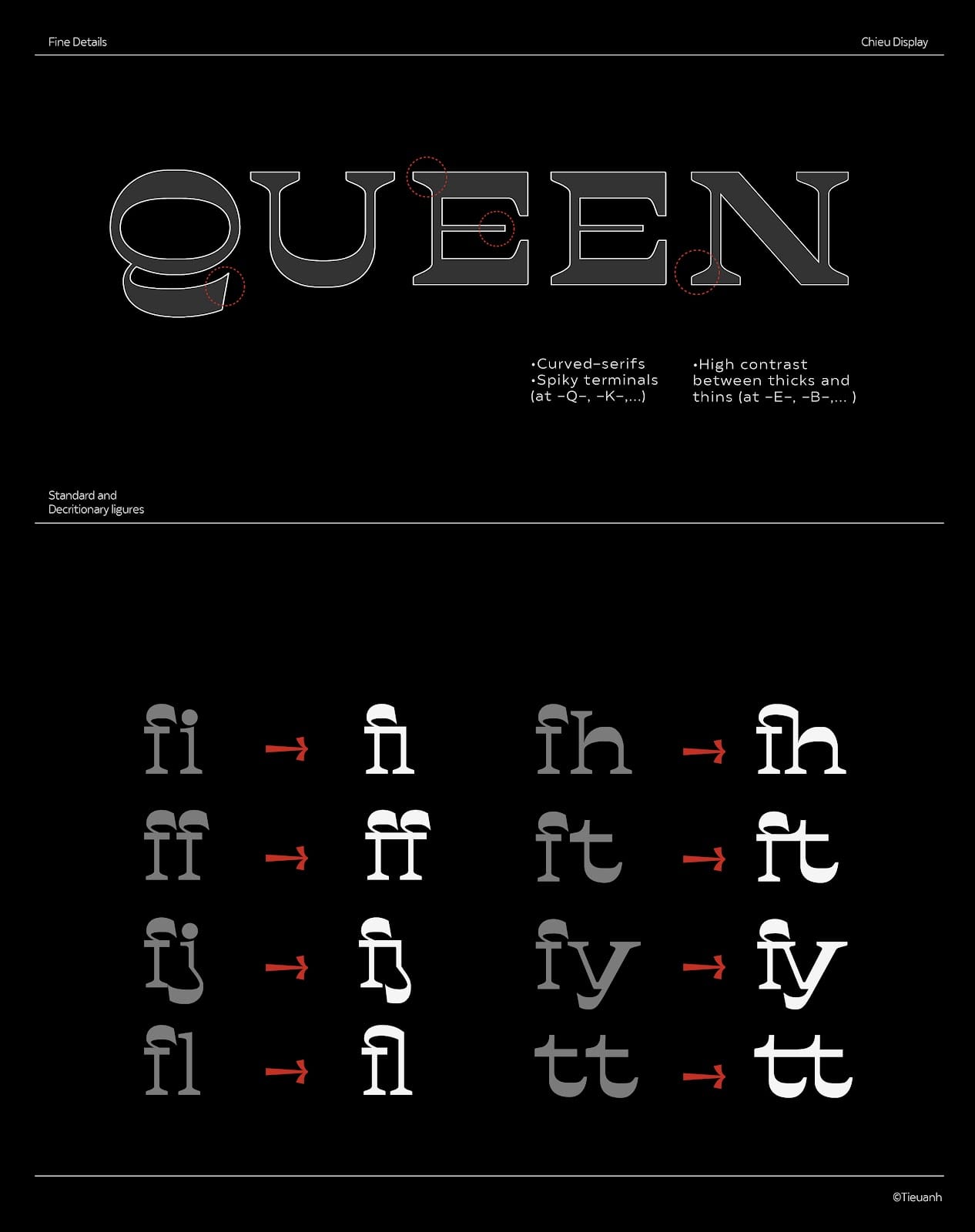 Chieu Display Typeface preview 7