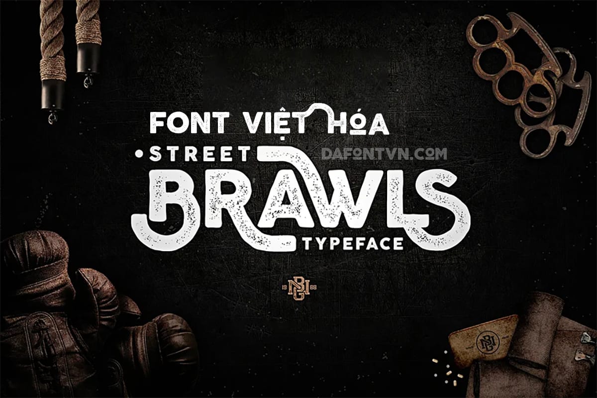 Font Brawls Typeface Việt Hóa preview 1