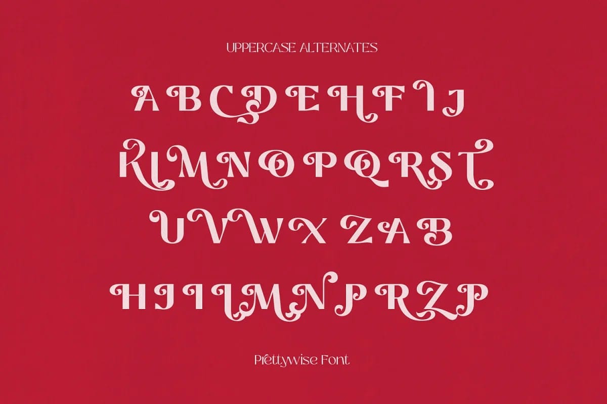 trọn bộ Font Prettywise preview 16