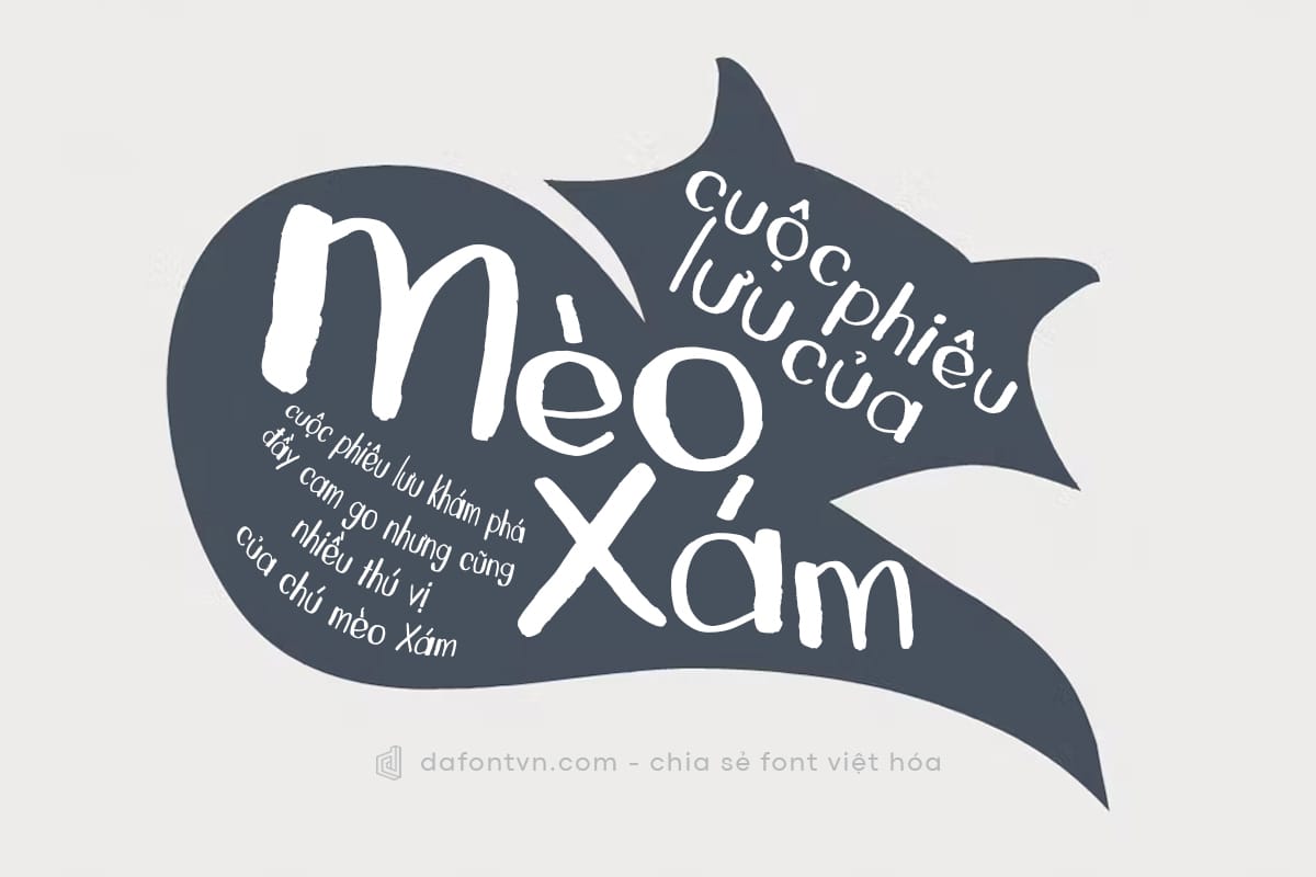 Font Lazy Fox Việt Hóa preview 1