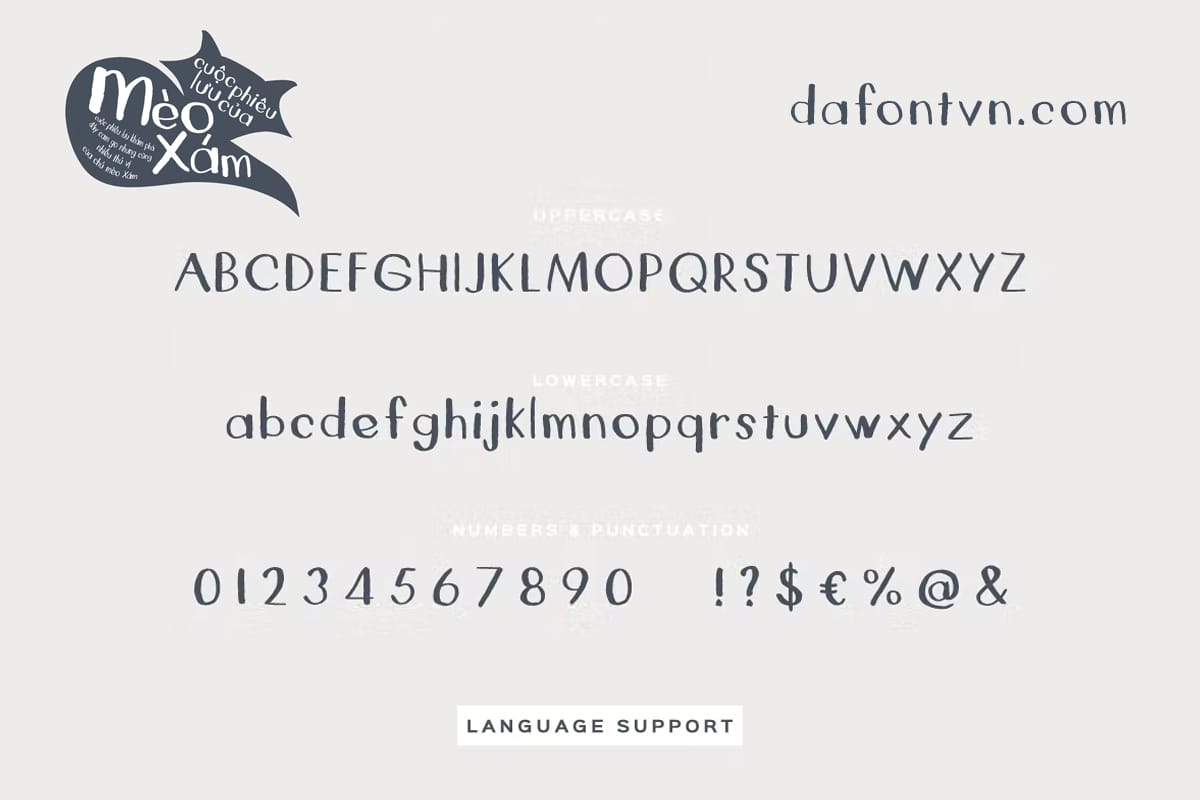 Font Lazy Fox Việt Hóa preview 4