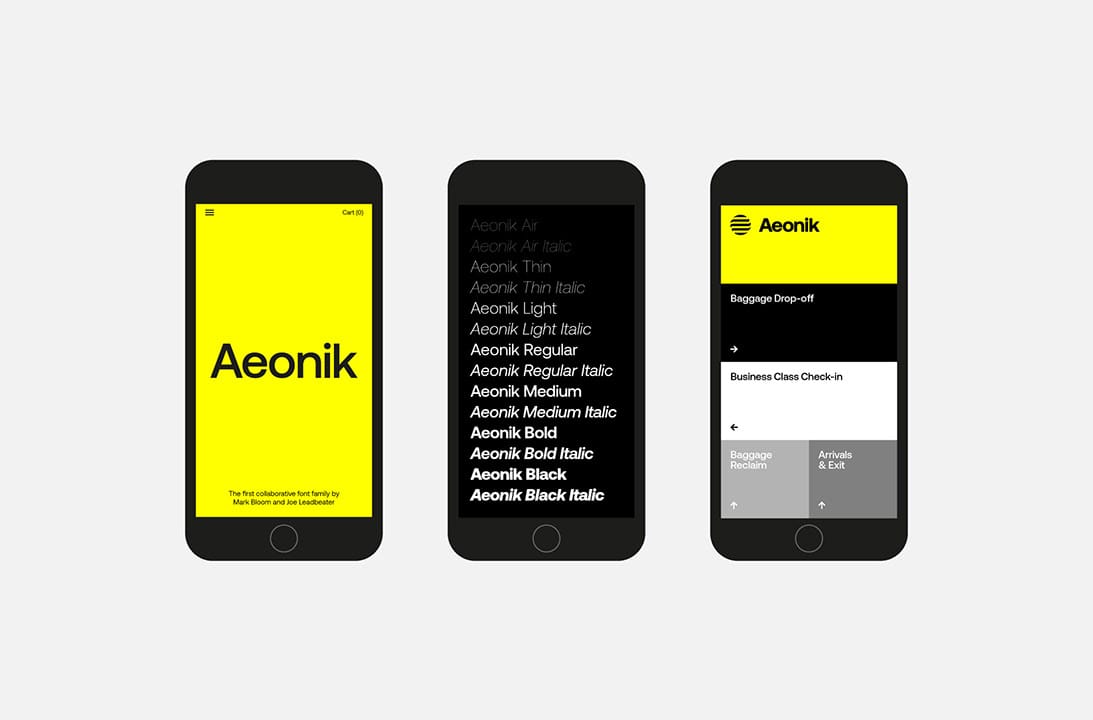 Aeonik Font Family Full preview 5
