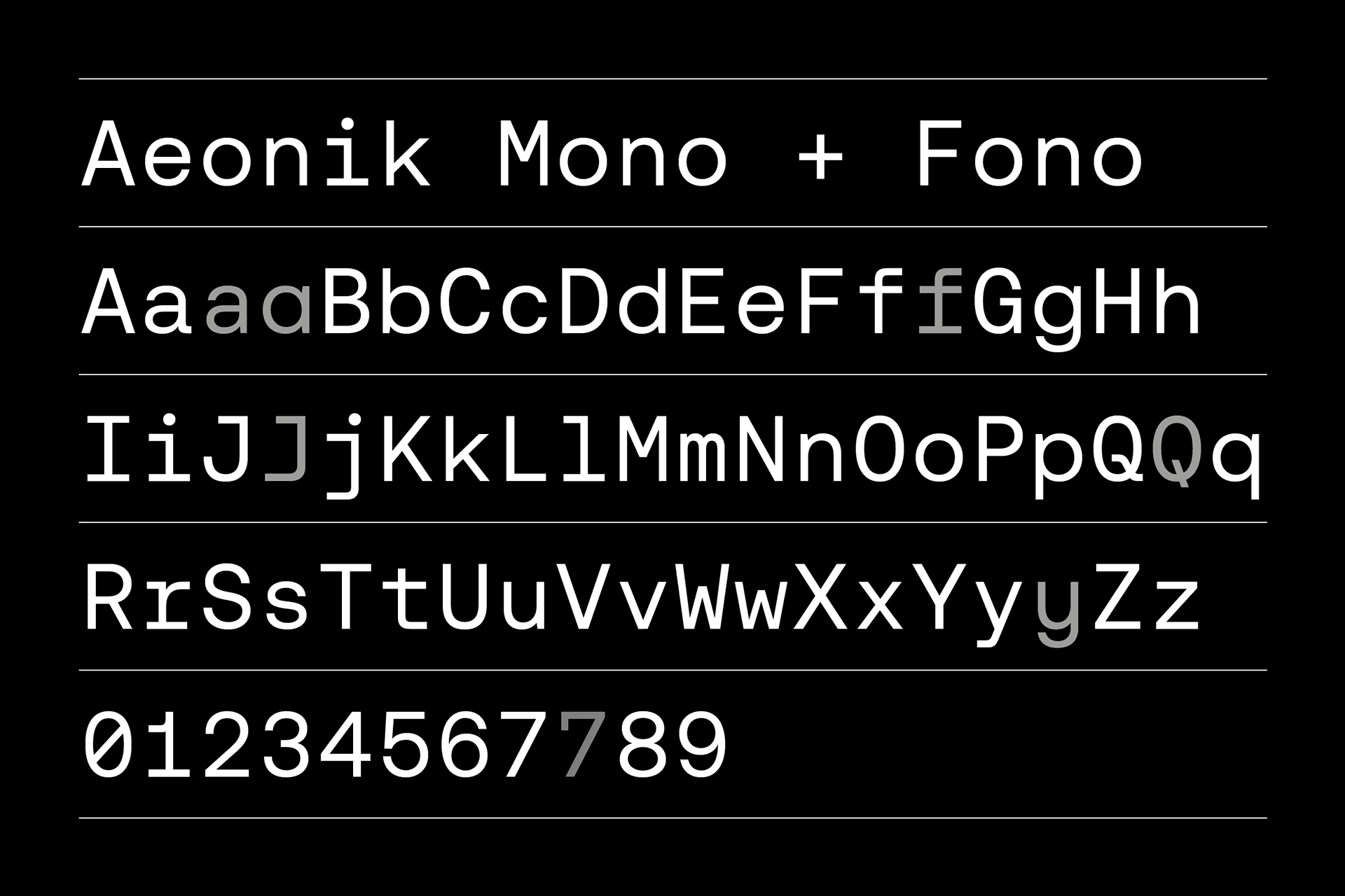 Aeonik Font Family Full preview 6