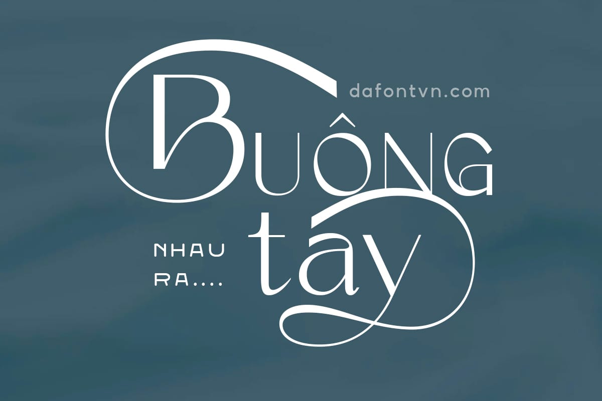 Font Blade Rush Việt hóa preview 1