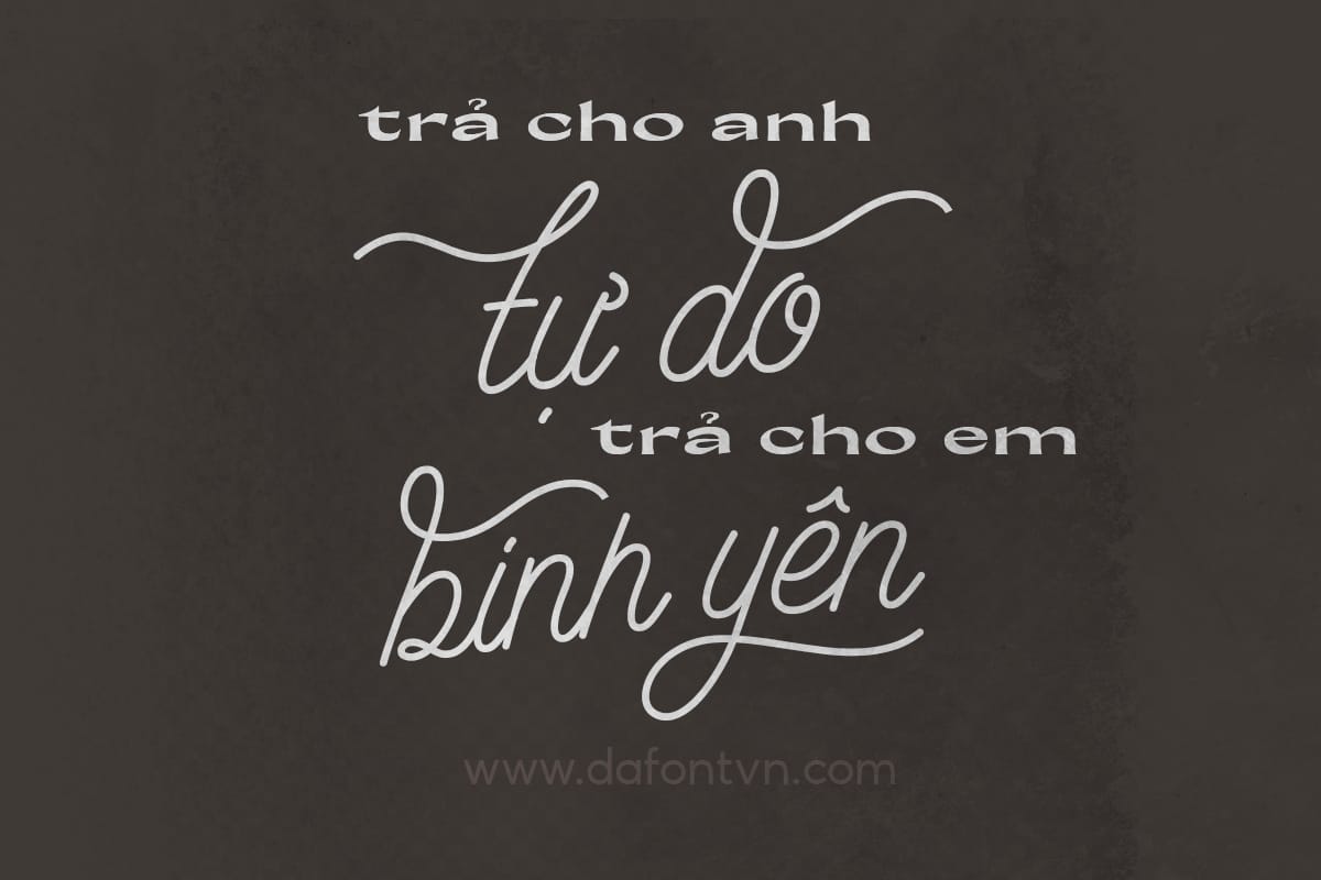 Font iCiel Hipsteria Việt hóa preview 2