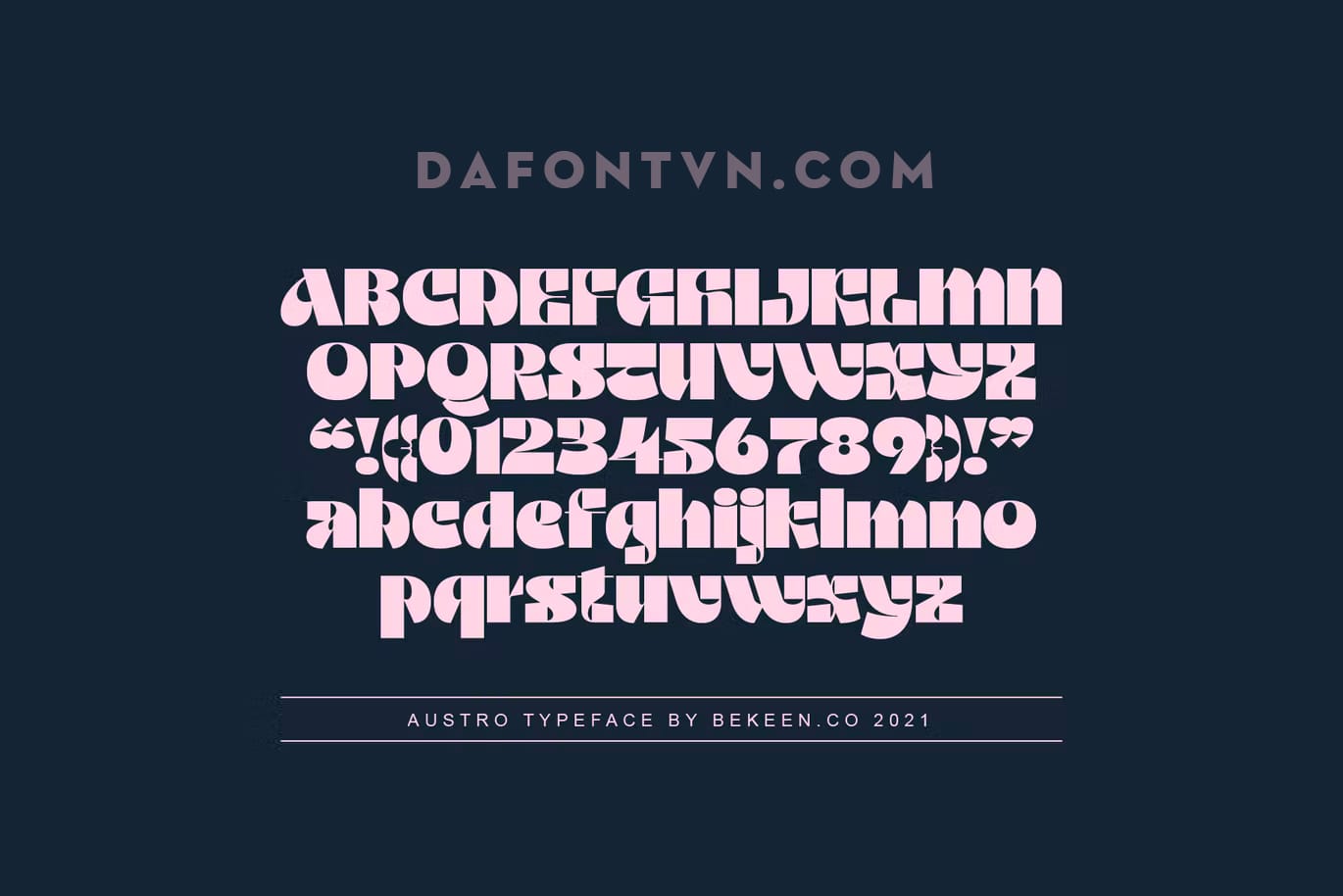 Font Việt hóa Austro Typeface preview 6