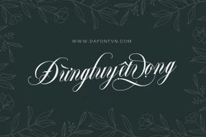 Font Việt hóa Bordemile preview 1