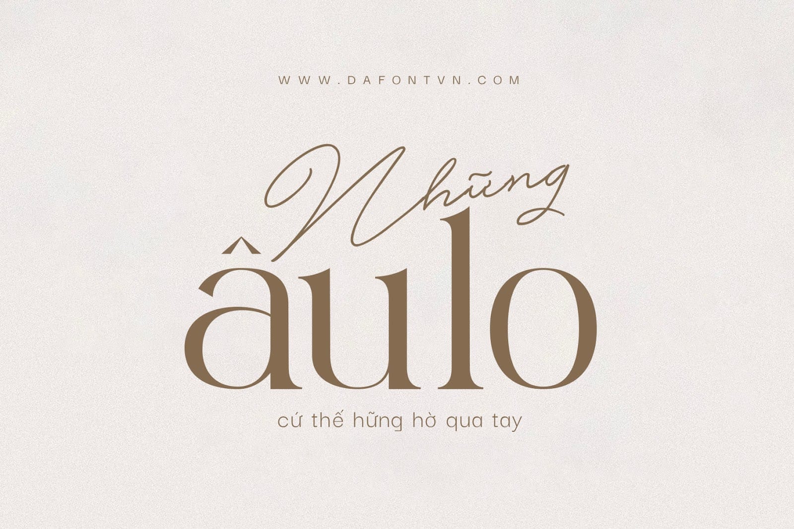Font Việt Hóa Menata preview 3