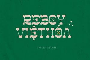 Font Việt Hóa Reboy preview 1