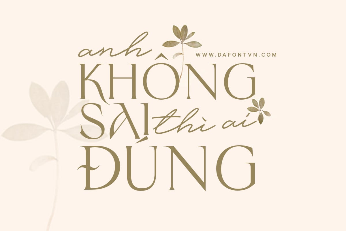 Font Việt Hóa Sinistre preview 2