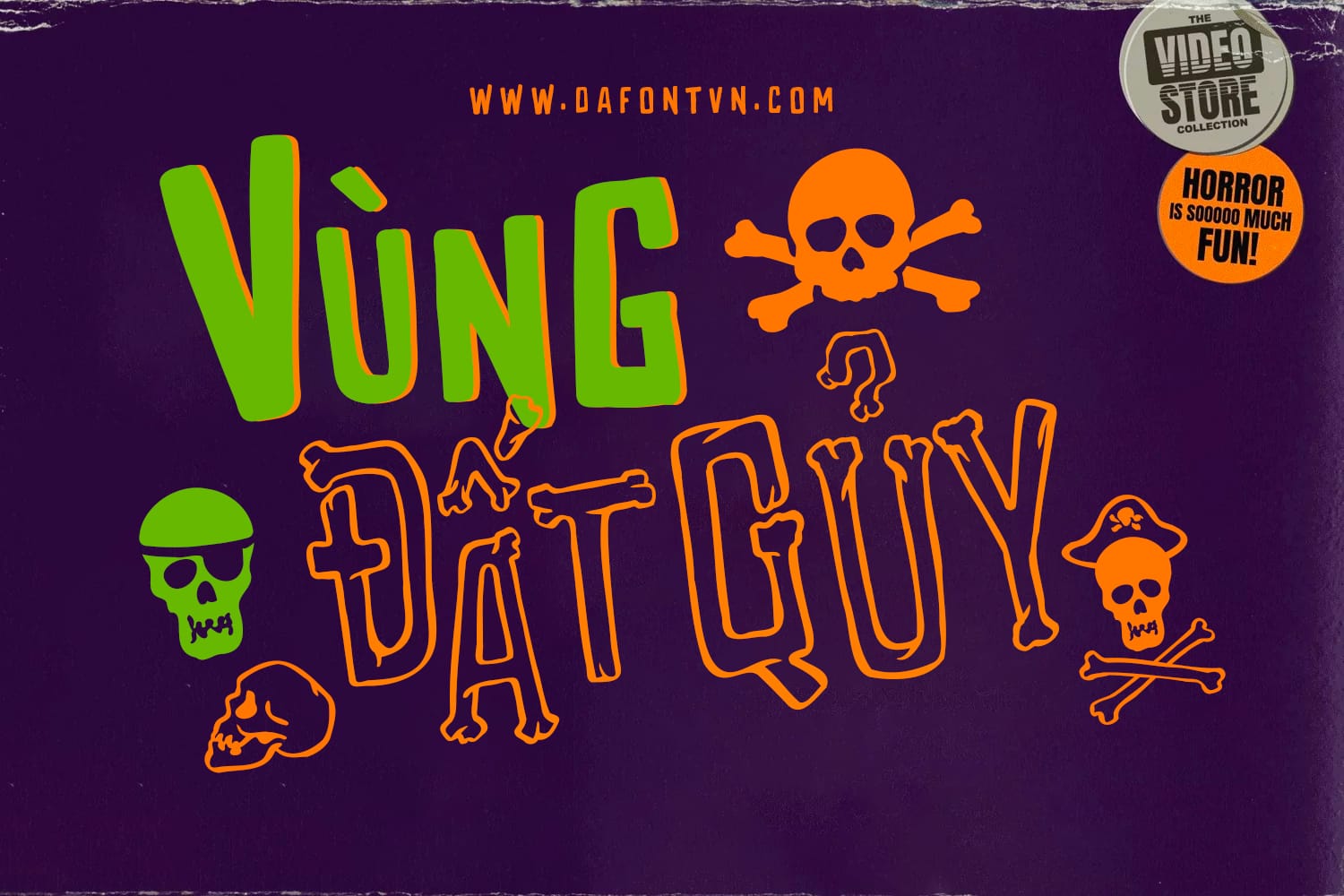 Font Việt Hóa Them Bones preview 1