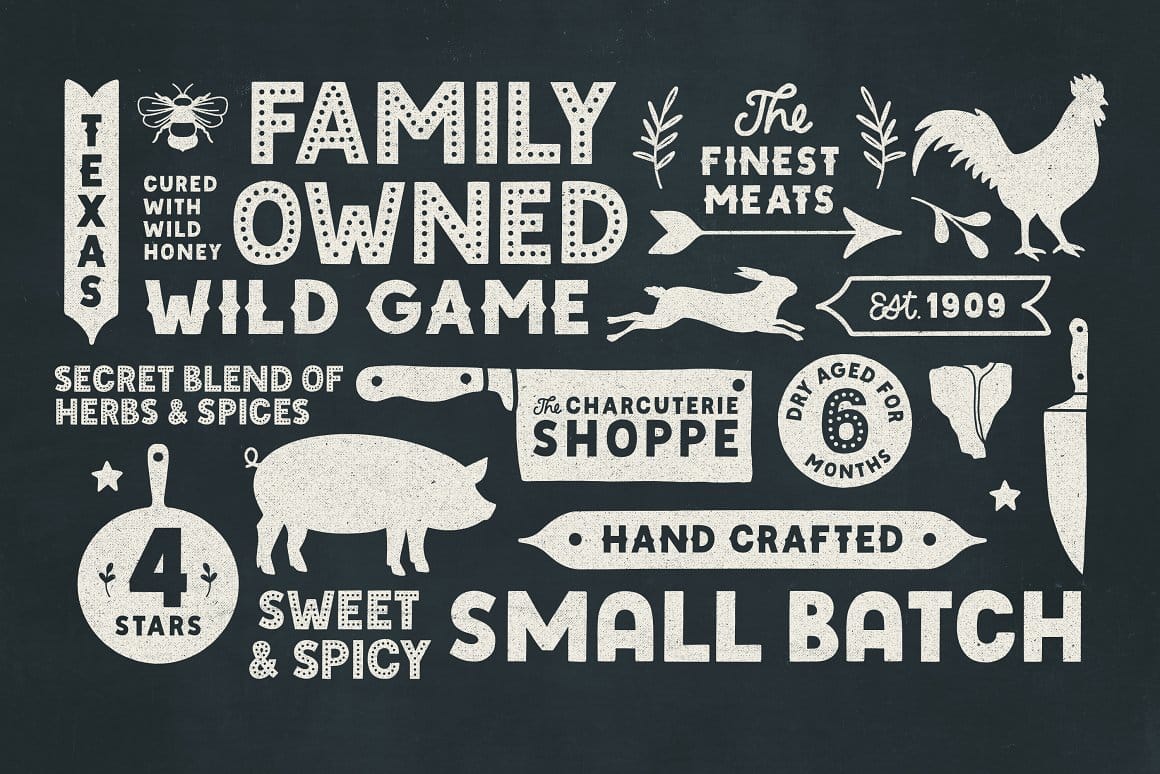 Wildheart Font Family preview 3