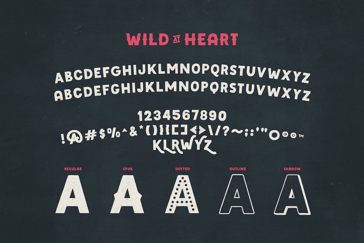 Wildheart Font Family preview 6