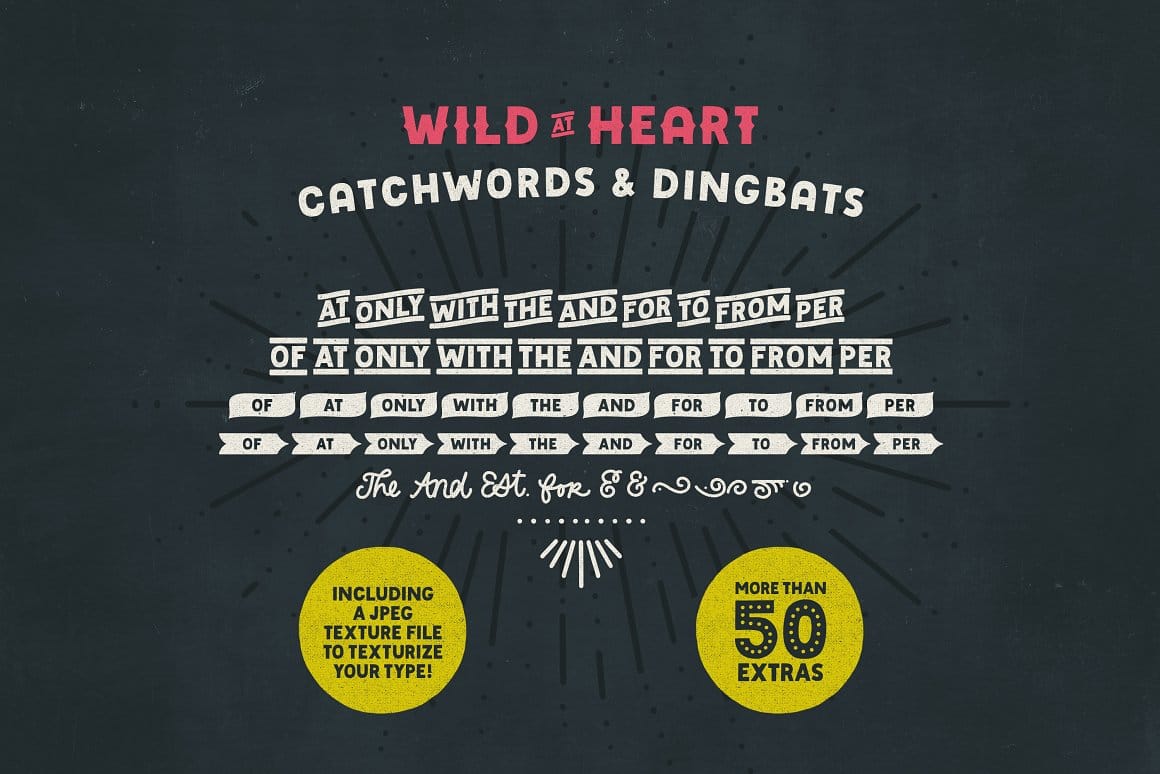 Wildheart Font Family preview 7