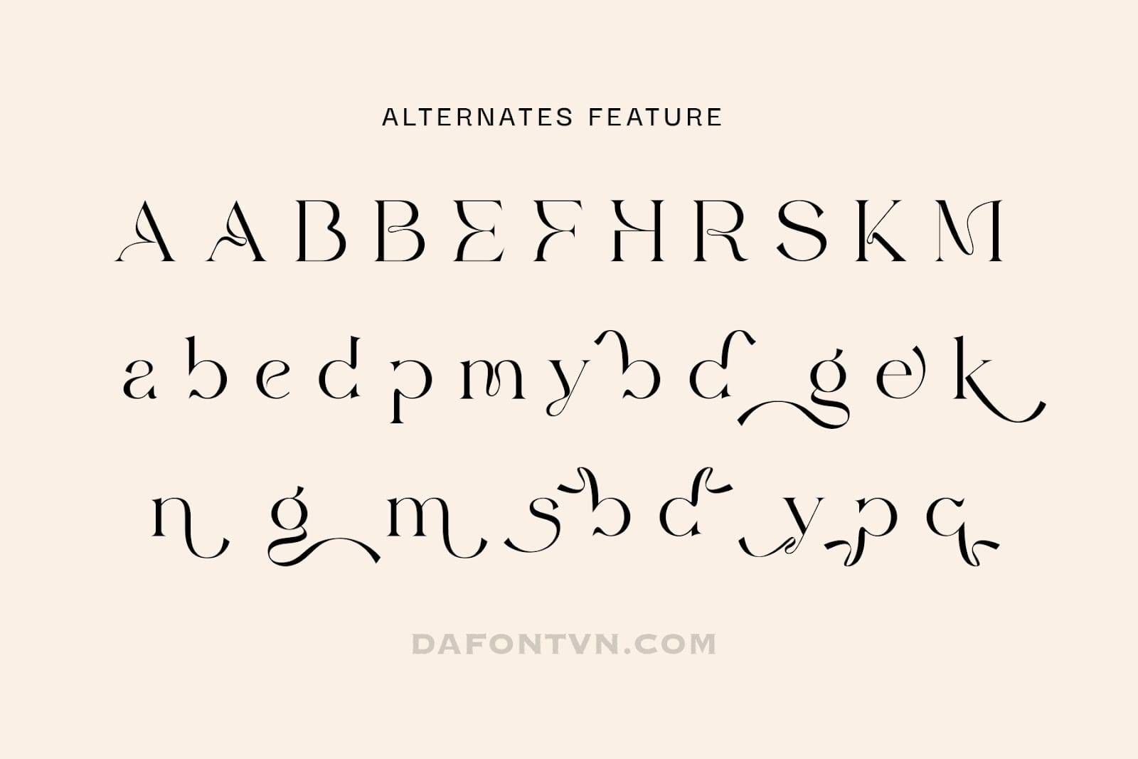 Font Abygaer Việt hóa - 1 kiểu font rất đẹp Font Abygaer Việt hóa preview 4