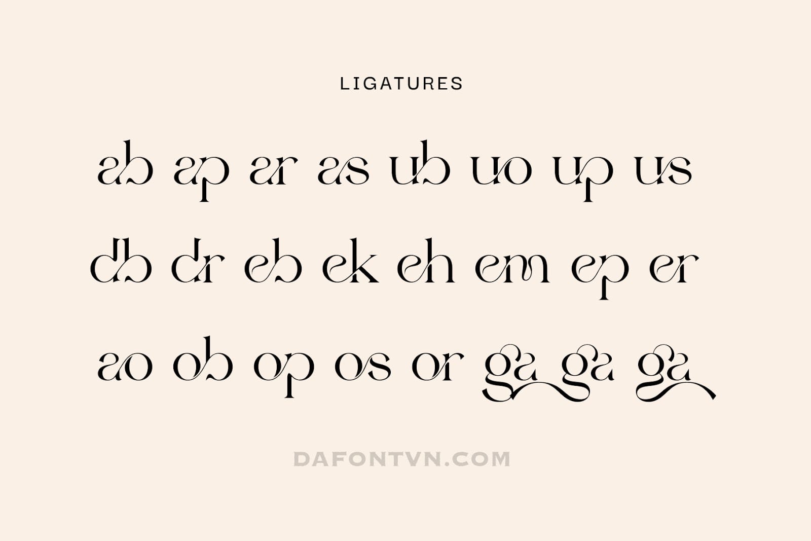 Font Abygaer Việt hóa - 1 kiểu font rất đẹp Font Abygaer Việt hóa preview 6