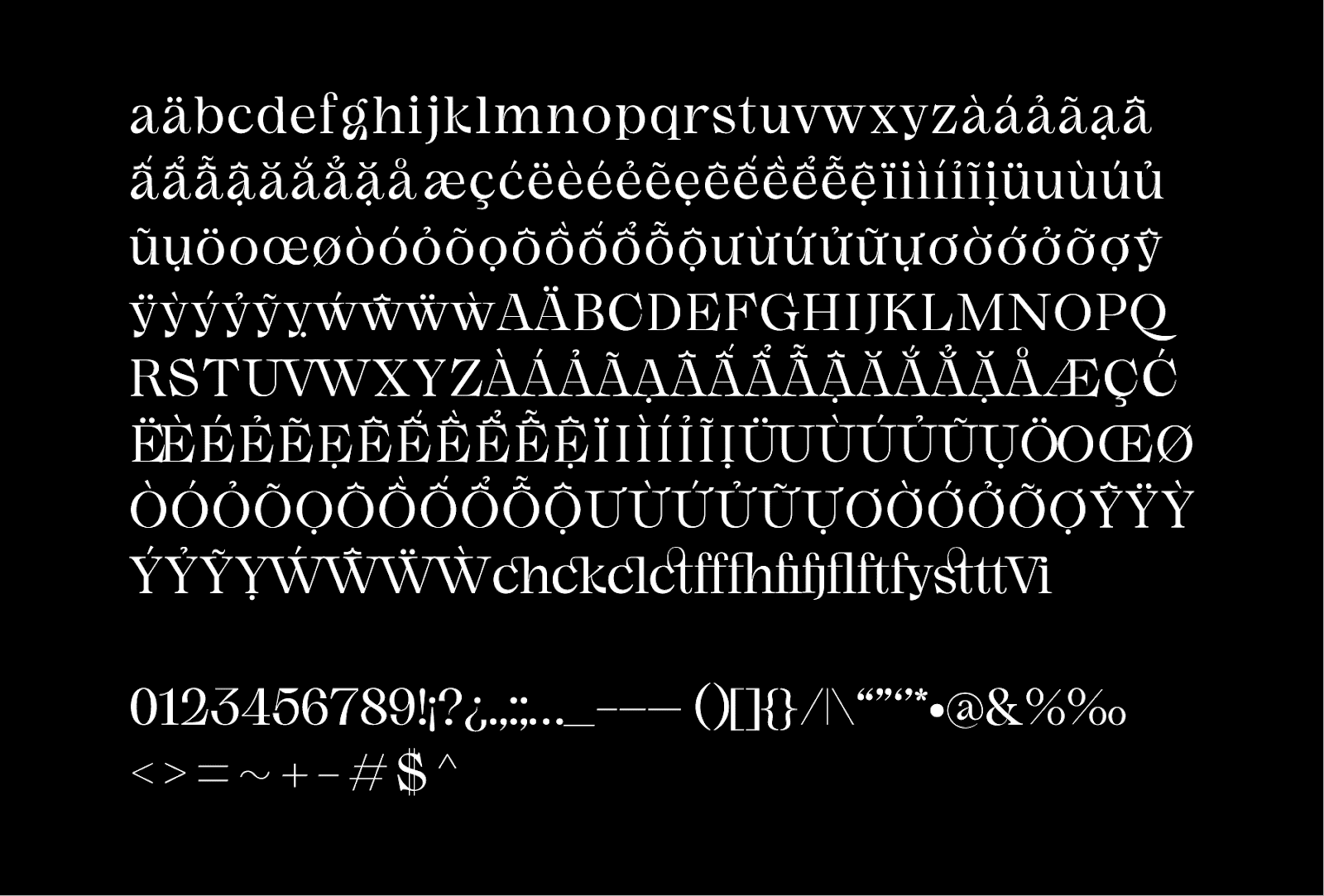 Font Monarch Display preview 3