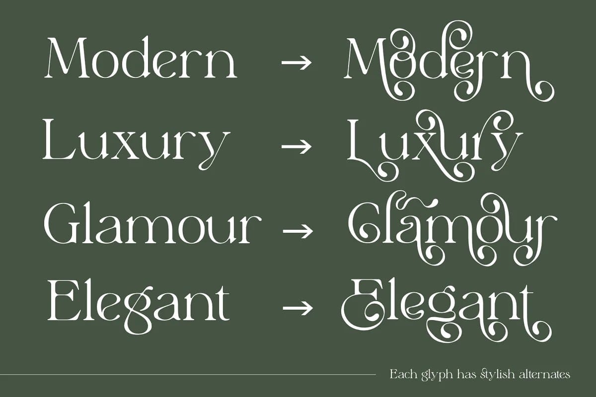 Font việt hóa Elyaris - Font với nhiều glyph cực xịn Font việt hóa Elyaris preview 3