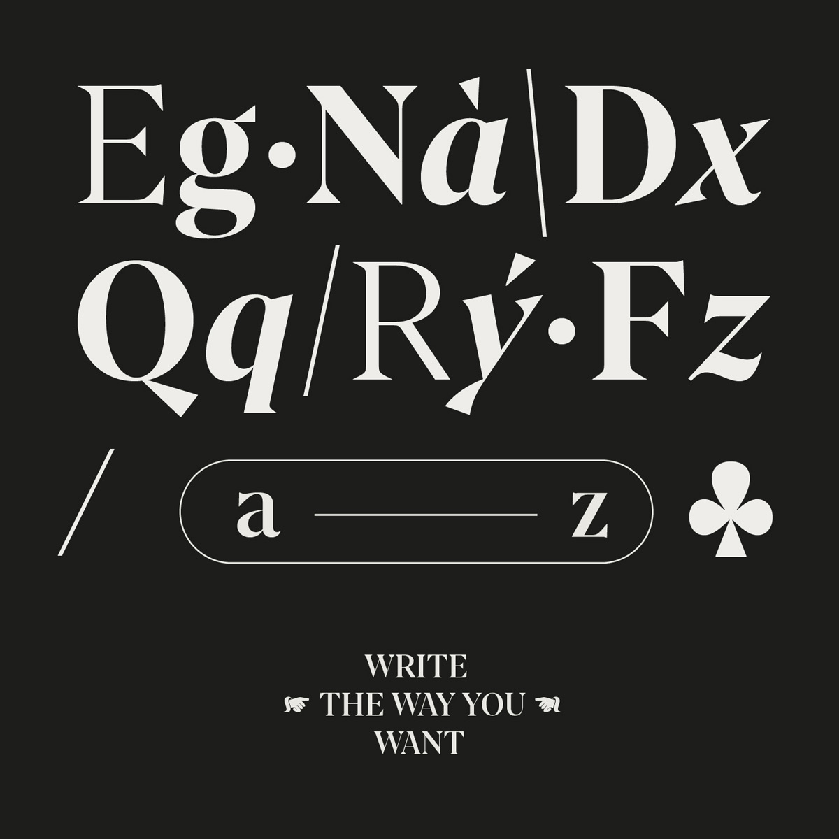 At Gambit Font Family preview 2