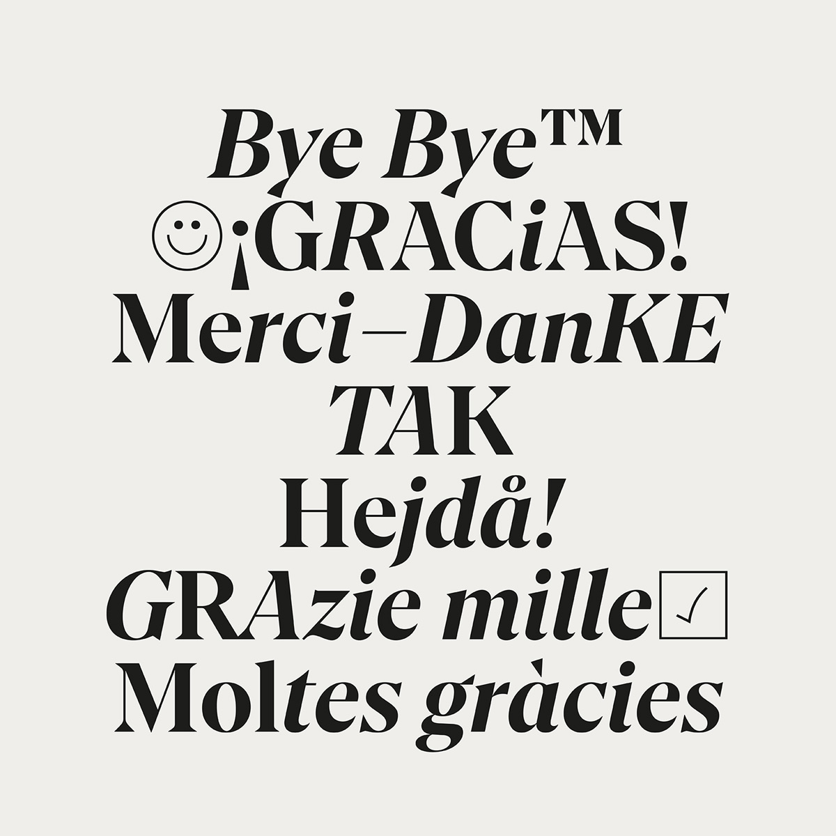 At Gambit Font Family preview 4