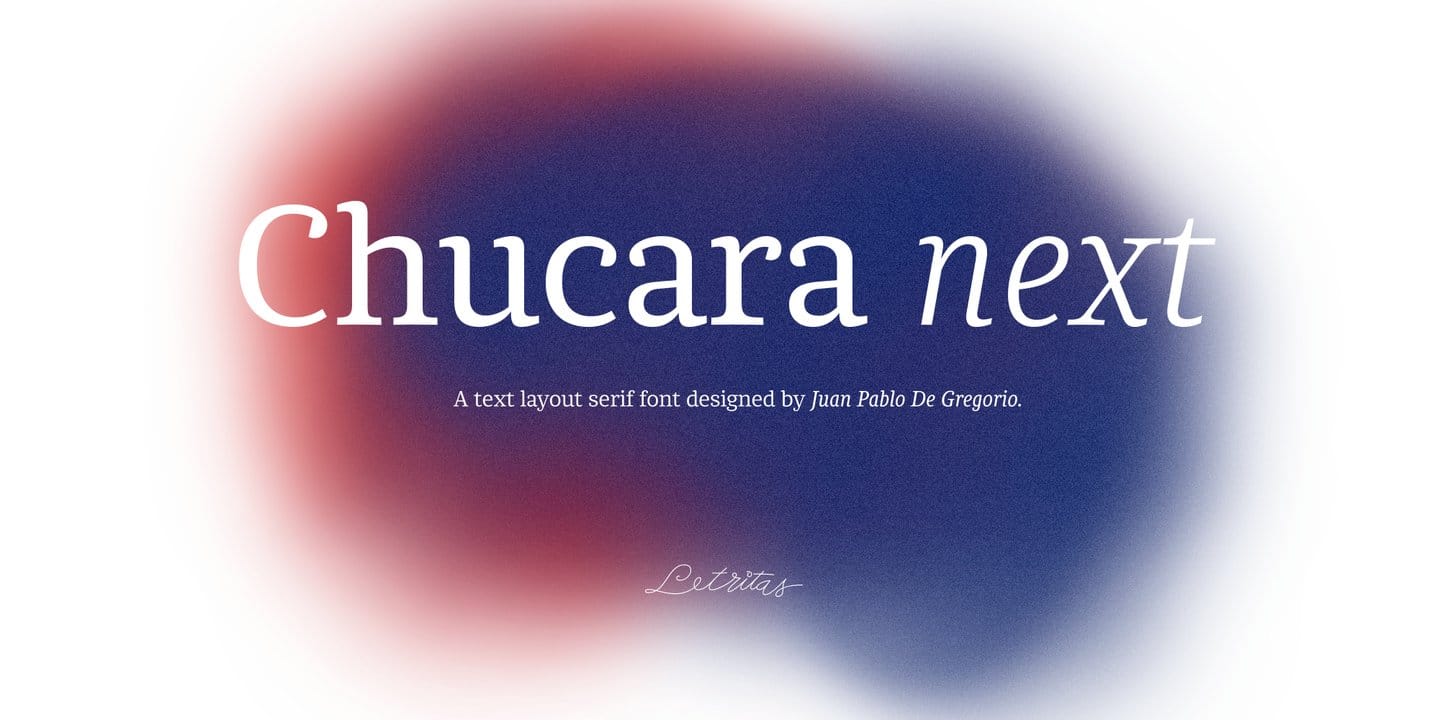 Chucara Next Font Family preview 1