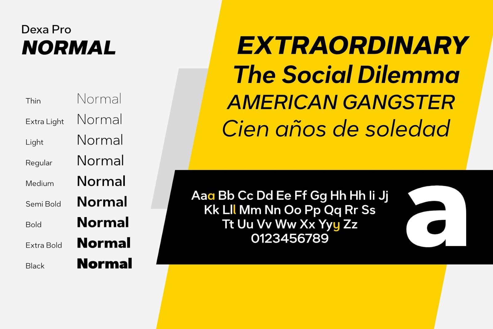 Dexa Round + Dexa Pro Font Family preview 10