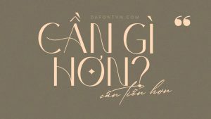 Font Calathea Việt hóa preview 1
