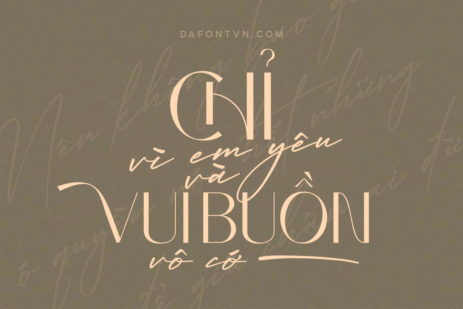Font Calathea Việt hóa preview 3