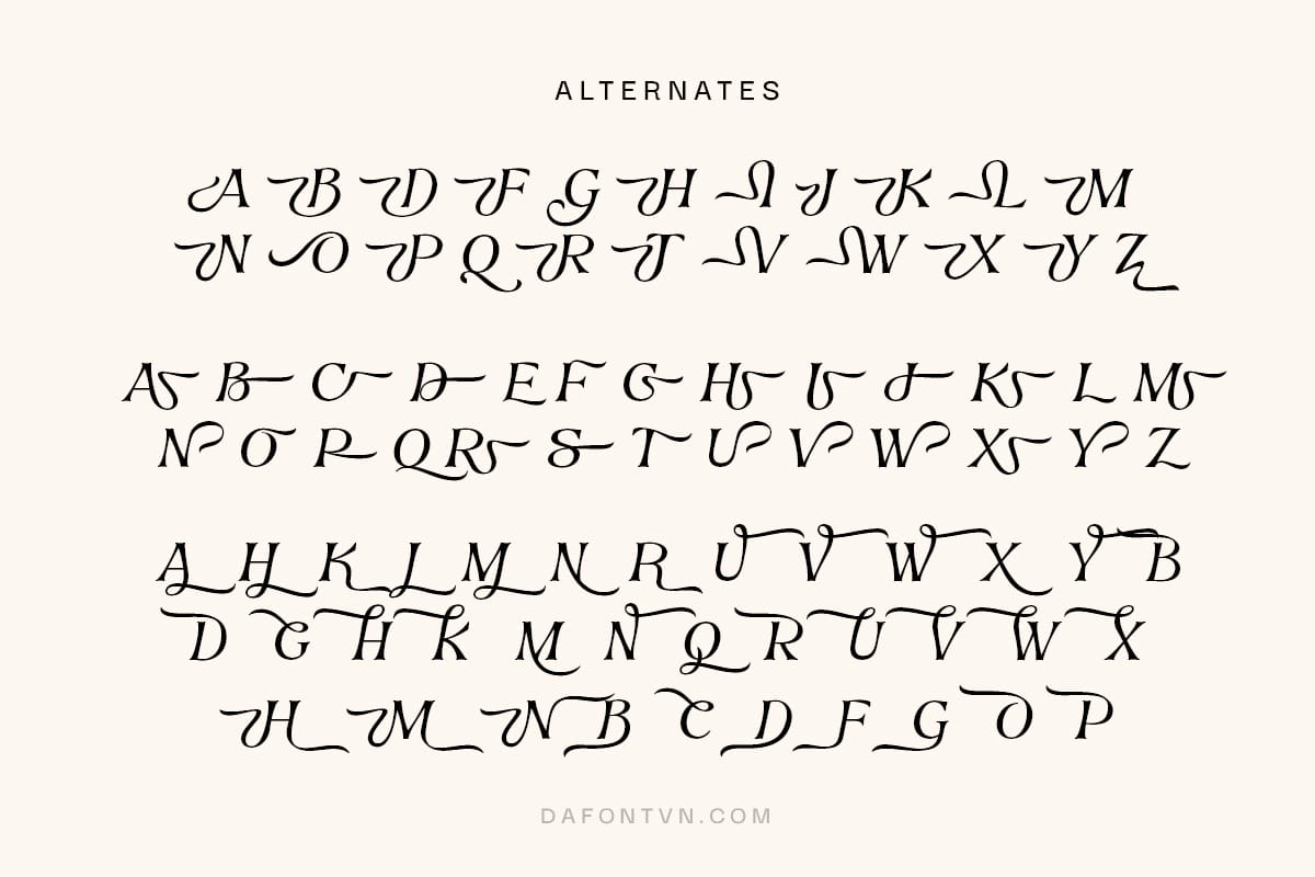 Font việt hóa Mahony Browns preview 3