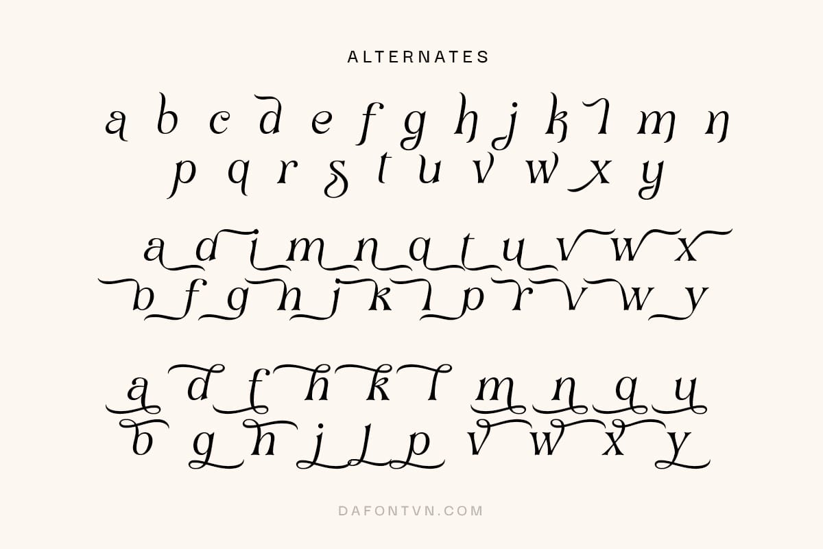 Font việt hóa Mahony Browns preview 4