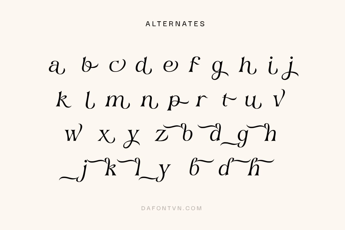 Font việt hóa Mahony Browns preview 5