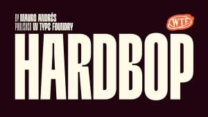 Hardbop Font Family preview 1