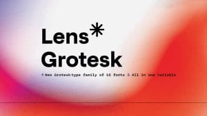 Lens Grotesk Font Family preview 1