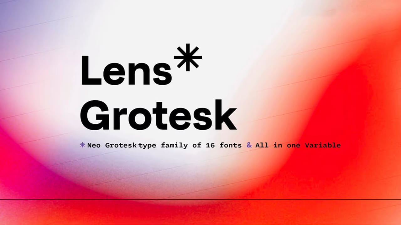 Lens Grotesk Font Family preview 1