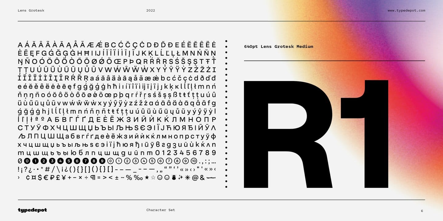 Lens Grotesk Font Family preview 5