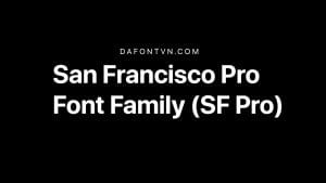 San Francisco Font Family preview 1