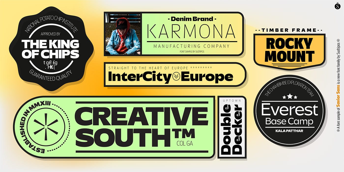 Savior Sans Font Family preview 18