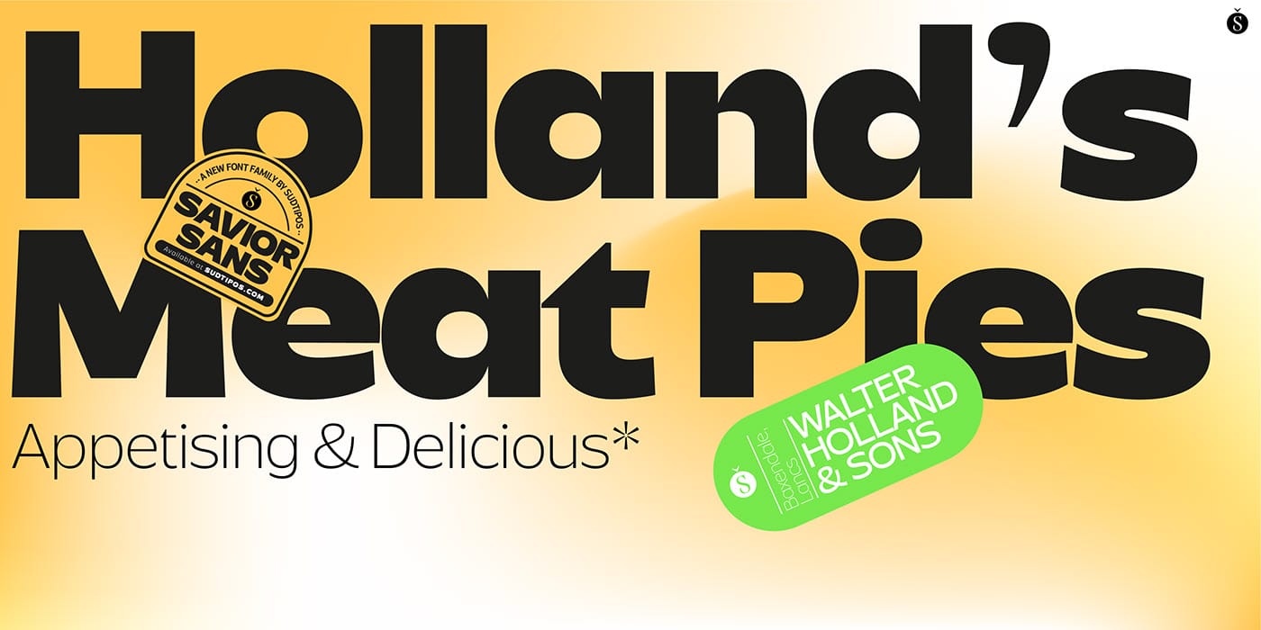 Savior Sans Font Family preview 5