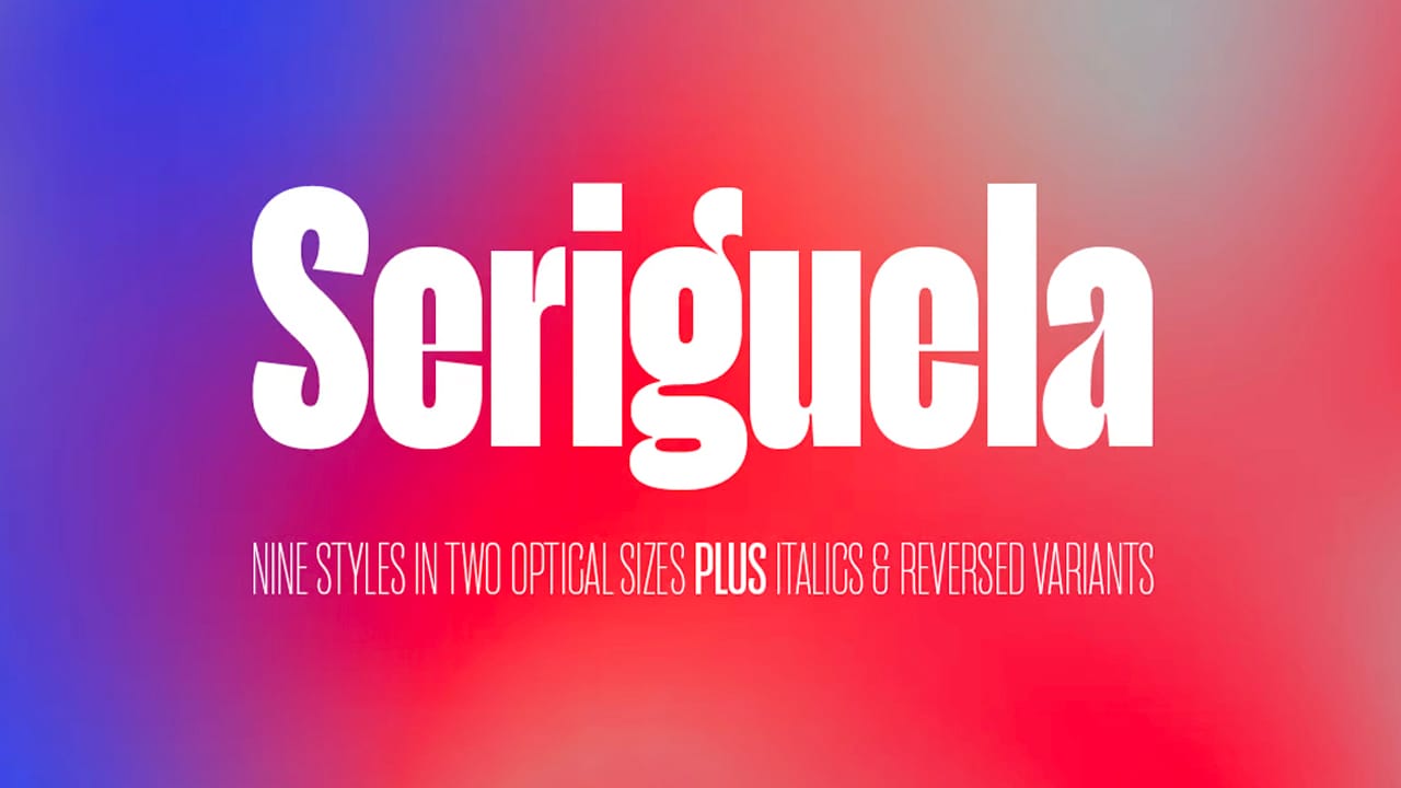 Seriguela Font Family preview 1