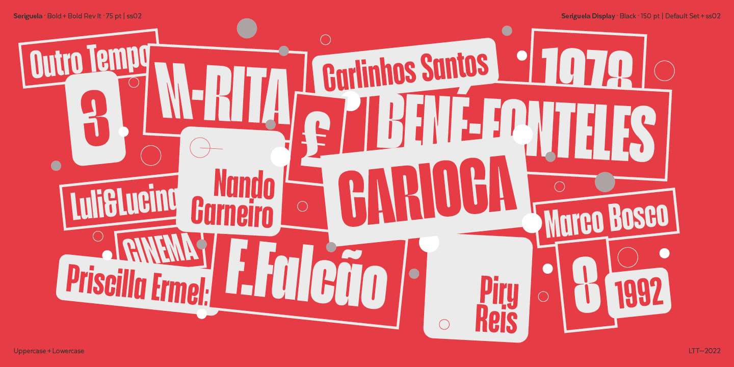 Seriguela Font Family preview 10