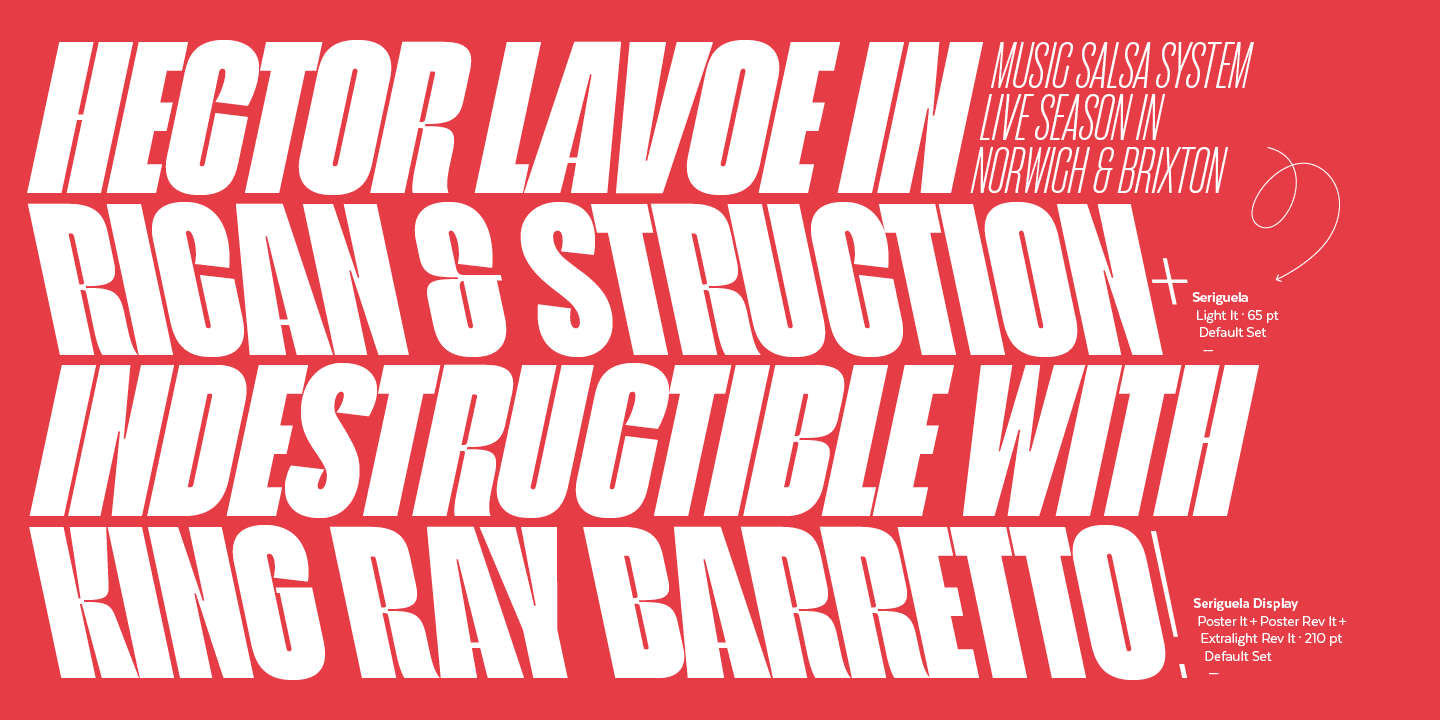 Seriguela Font Family preview 2