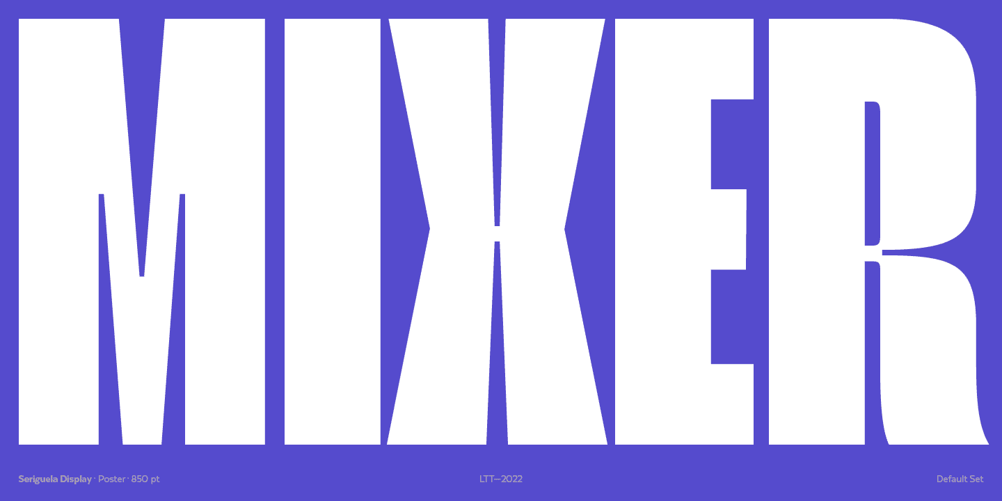 Seriguela Font Family preview 3