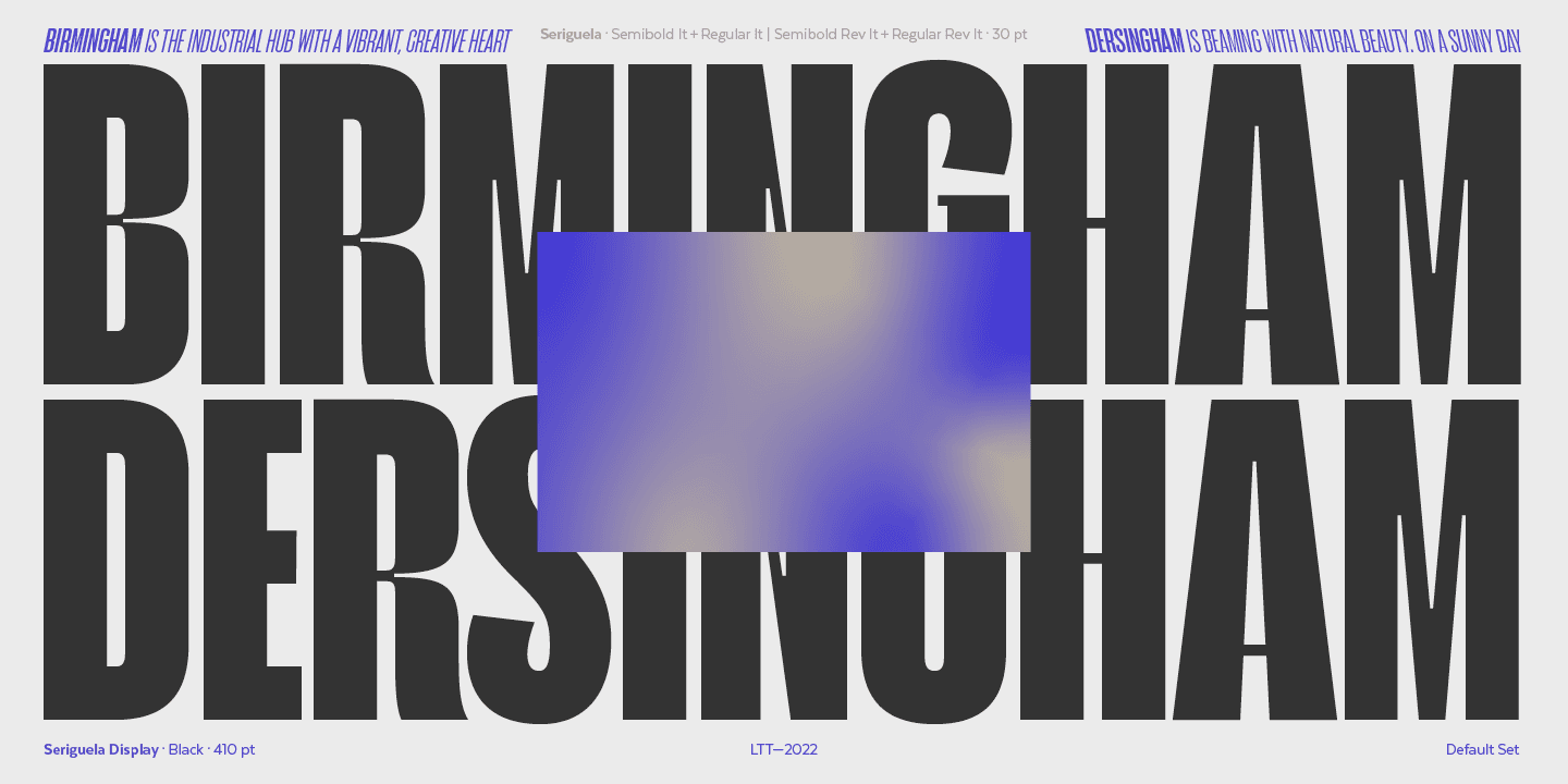Seriguela Font Family preview 6