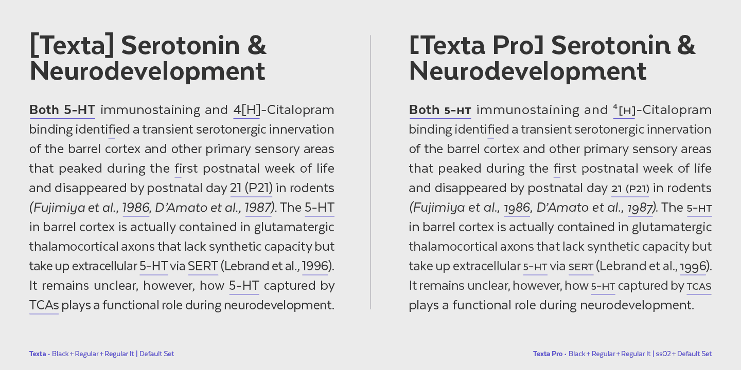 Texta Pro Font Family preview 11