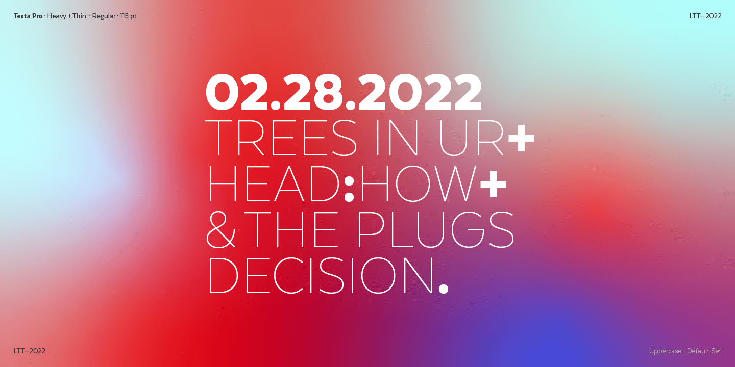 Texta Pro Font Family preview 7