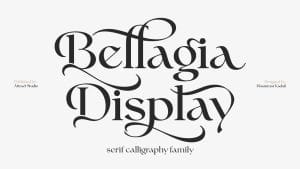 Bellagia Display Font Family preview 1