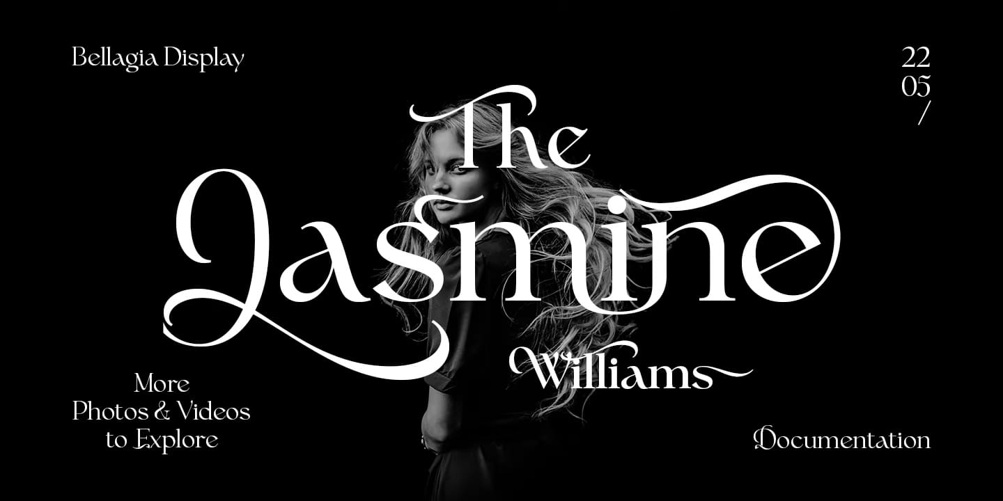 Bellagia Display Font Family preview 4